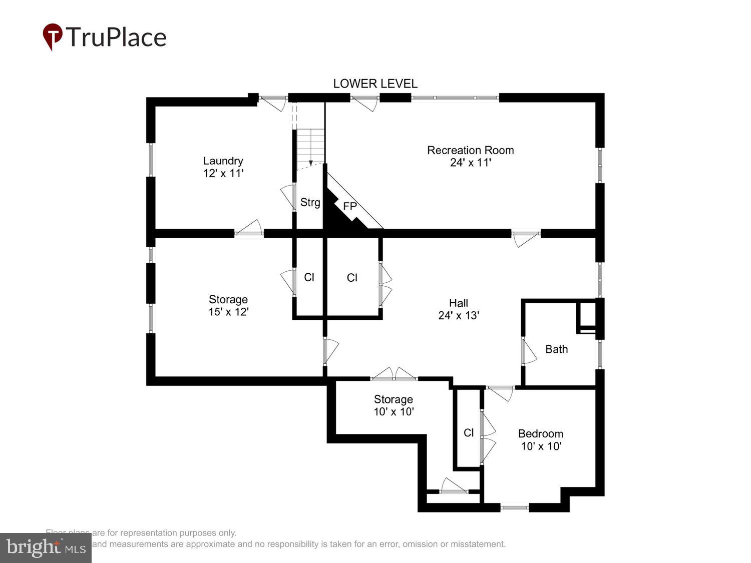 1312 Geranium Street Northwest Washington, DC 20012 - Photo 75 of 75 Lower Level floorplan
