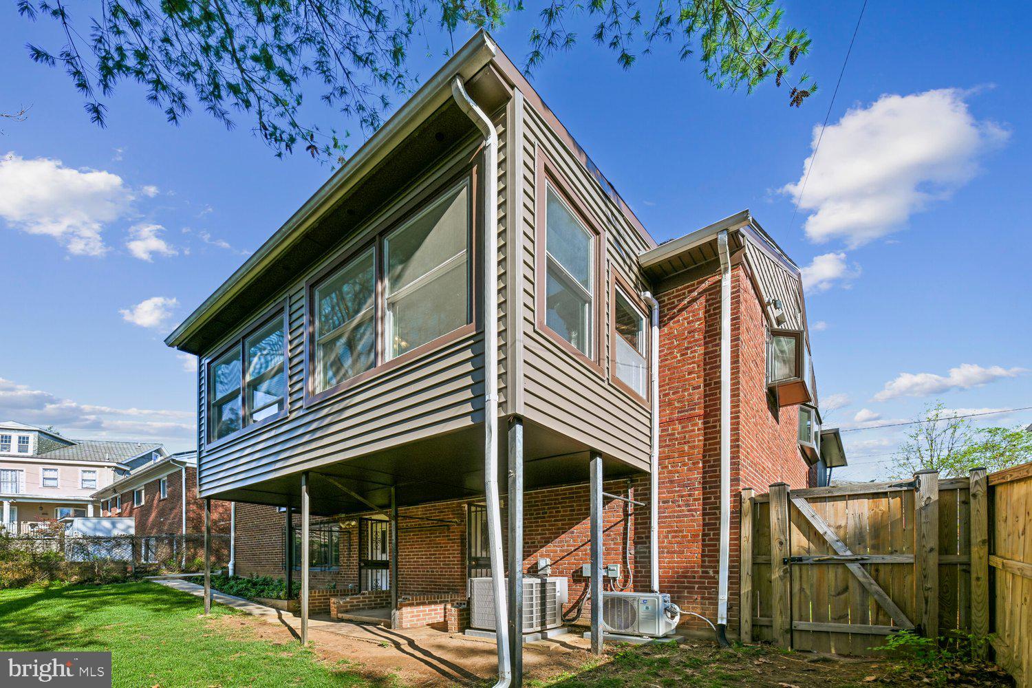 1312 Geranium Street Northwest Washington, DC 20012 - Photo 63 of 75 Back Elevation