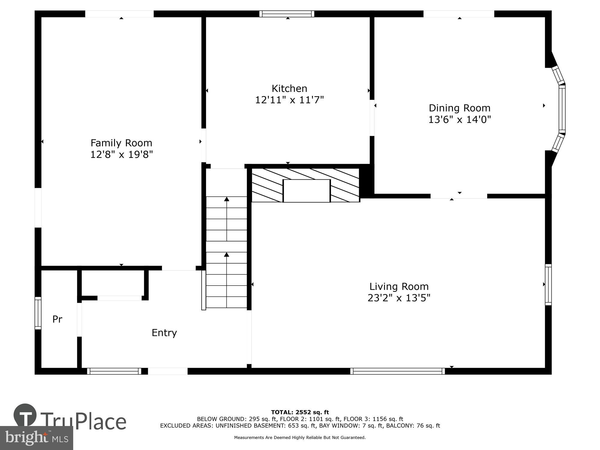 1016 West Joppa Road Towson, MD 21204 - Photo 35 of 43 Main Level (Labels & Measurements)