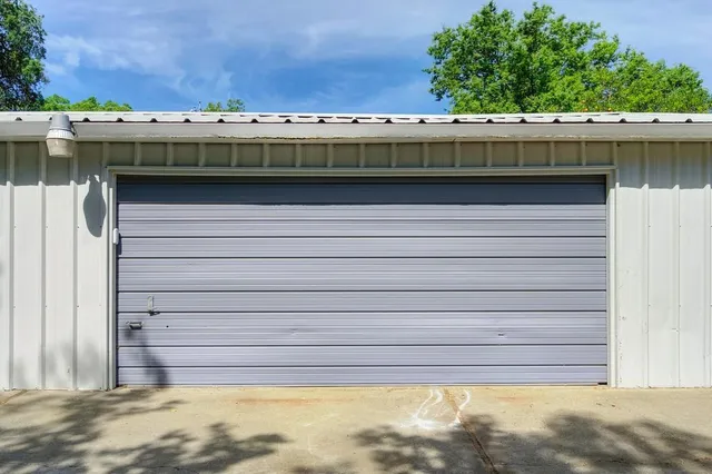 a kitchen with a stove and a microwave