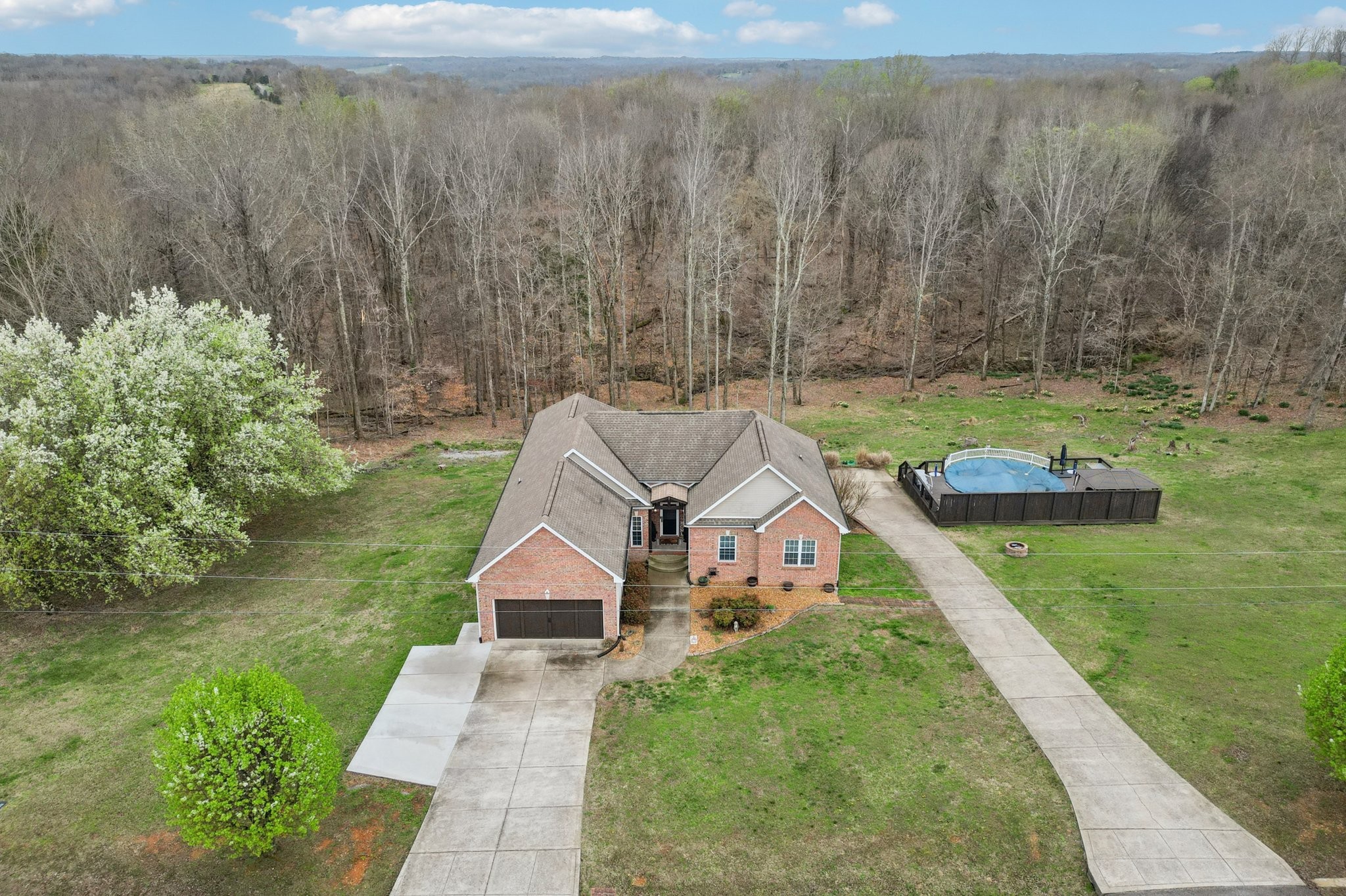 2994 Jarrell Ridge Farms Clarksville, TN 37043 - Photo 1 of 37 a aerial view of a house with a yard