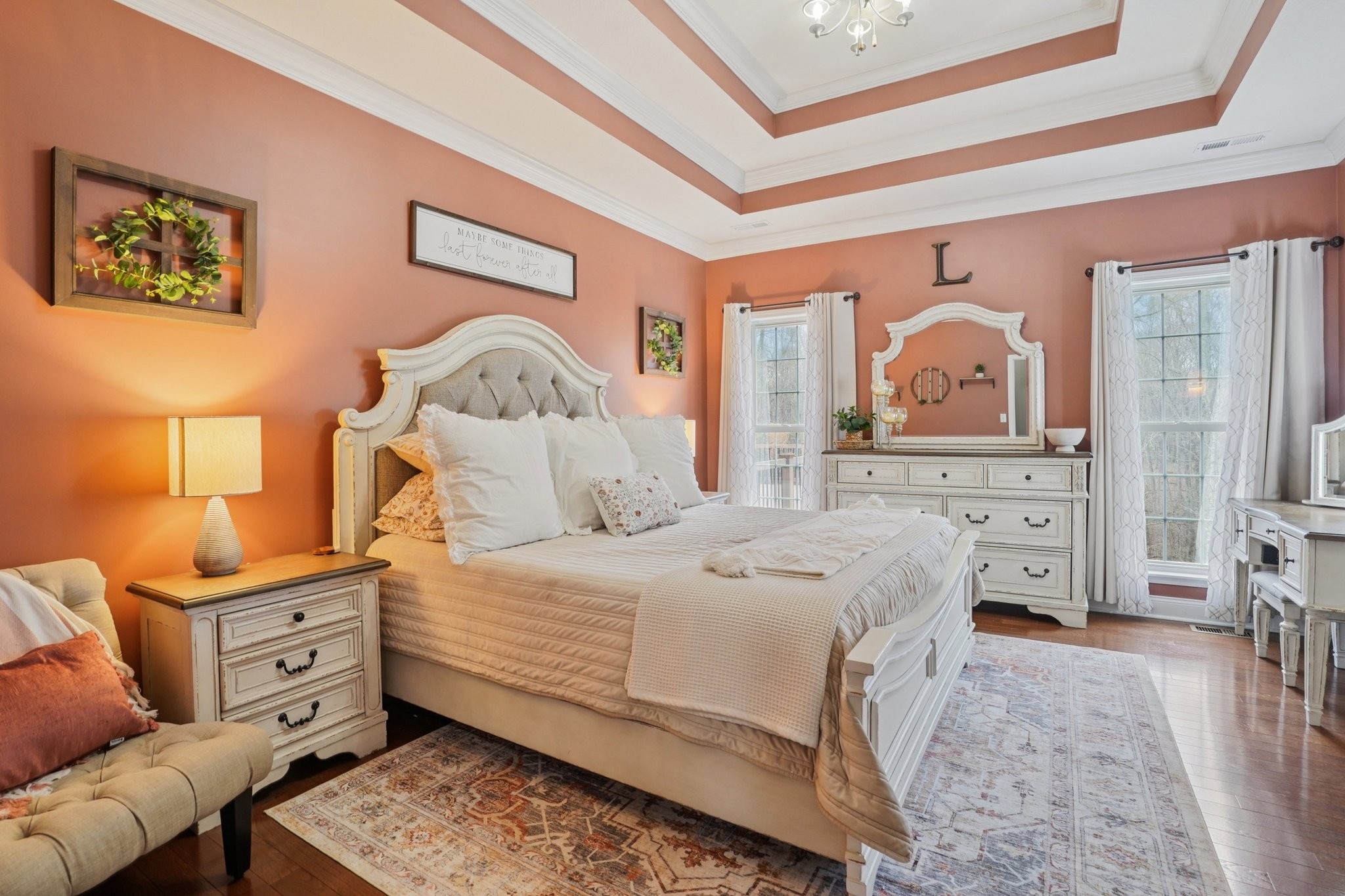 2994 Jarrell Ridge Farms Clarksville, TN 37043 - Photo 20 of 37 a spacious bedroom with a bed a dresser and a window