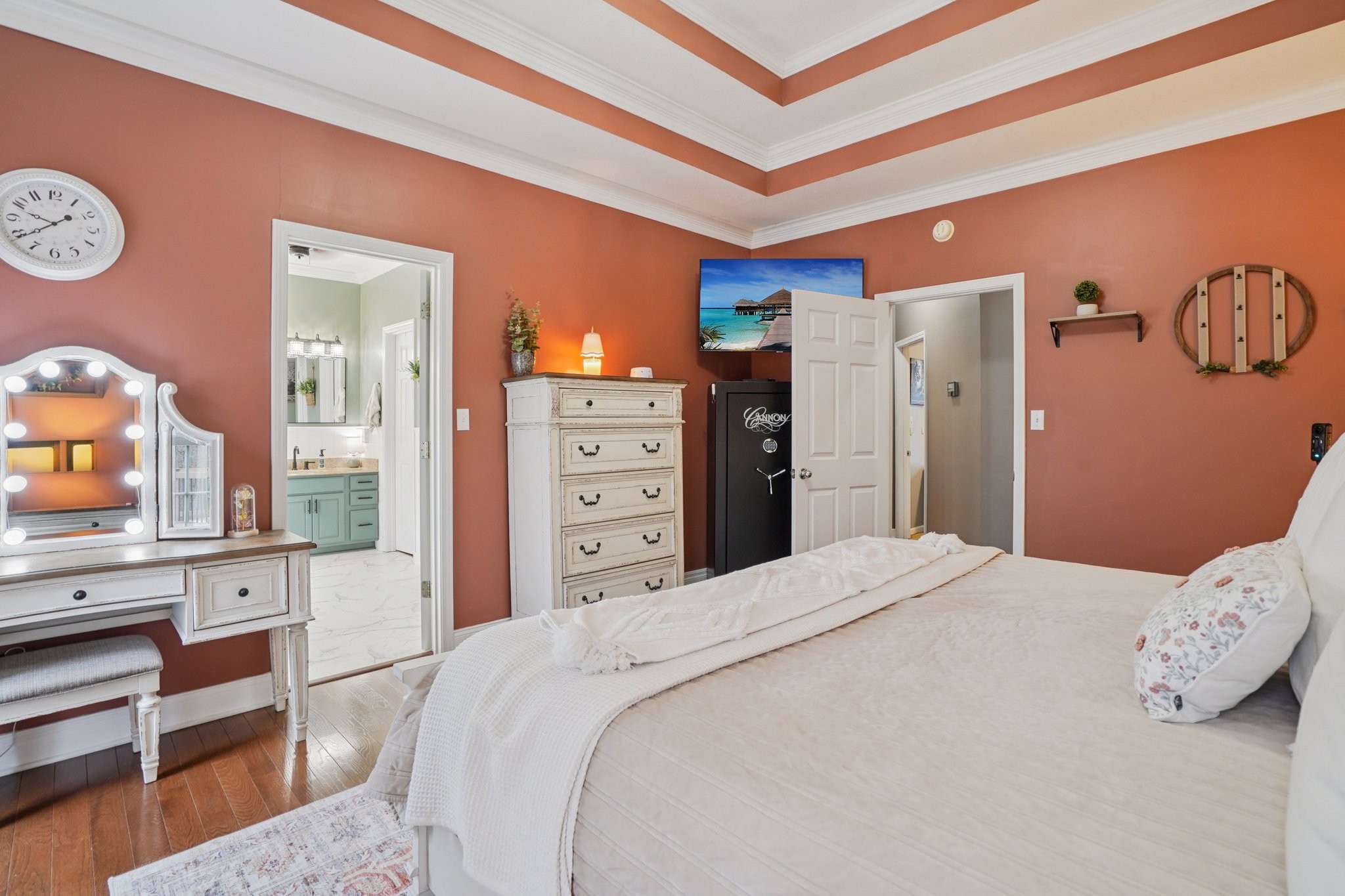 2994 Jarrell Ridge Farms Clarksville, TN 37043 - Photo 21 of 37 a bedroom with a bed and a cabinets