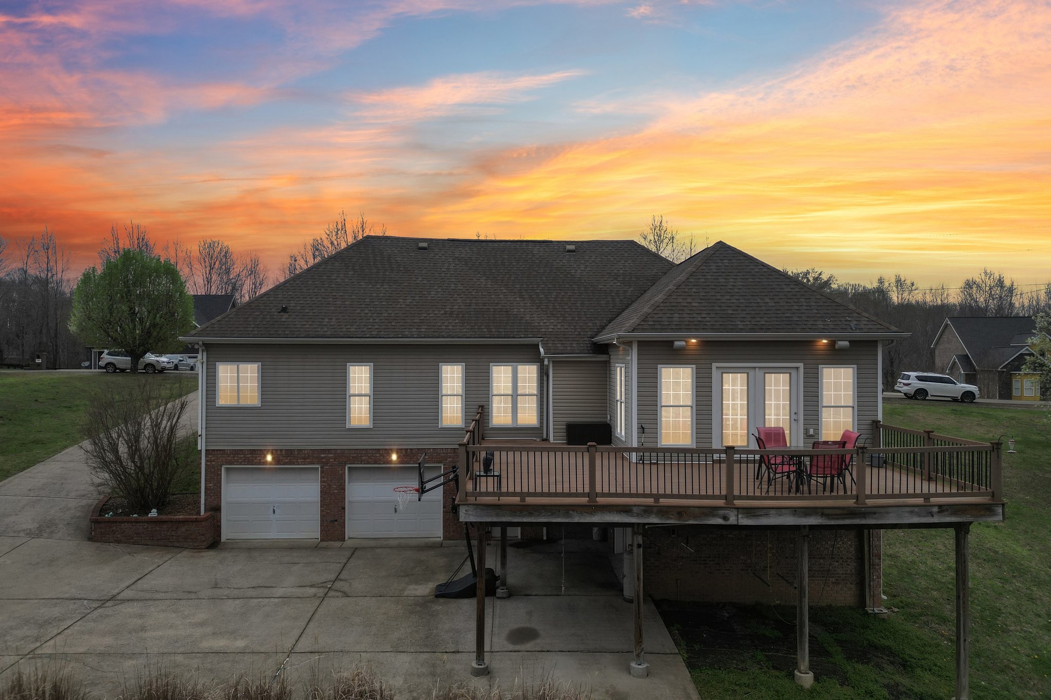 2994 Jarrell Ridge Farms Clarksville, TN 37043 - Photo 3 of 37 a front view of a house with table and chairs