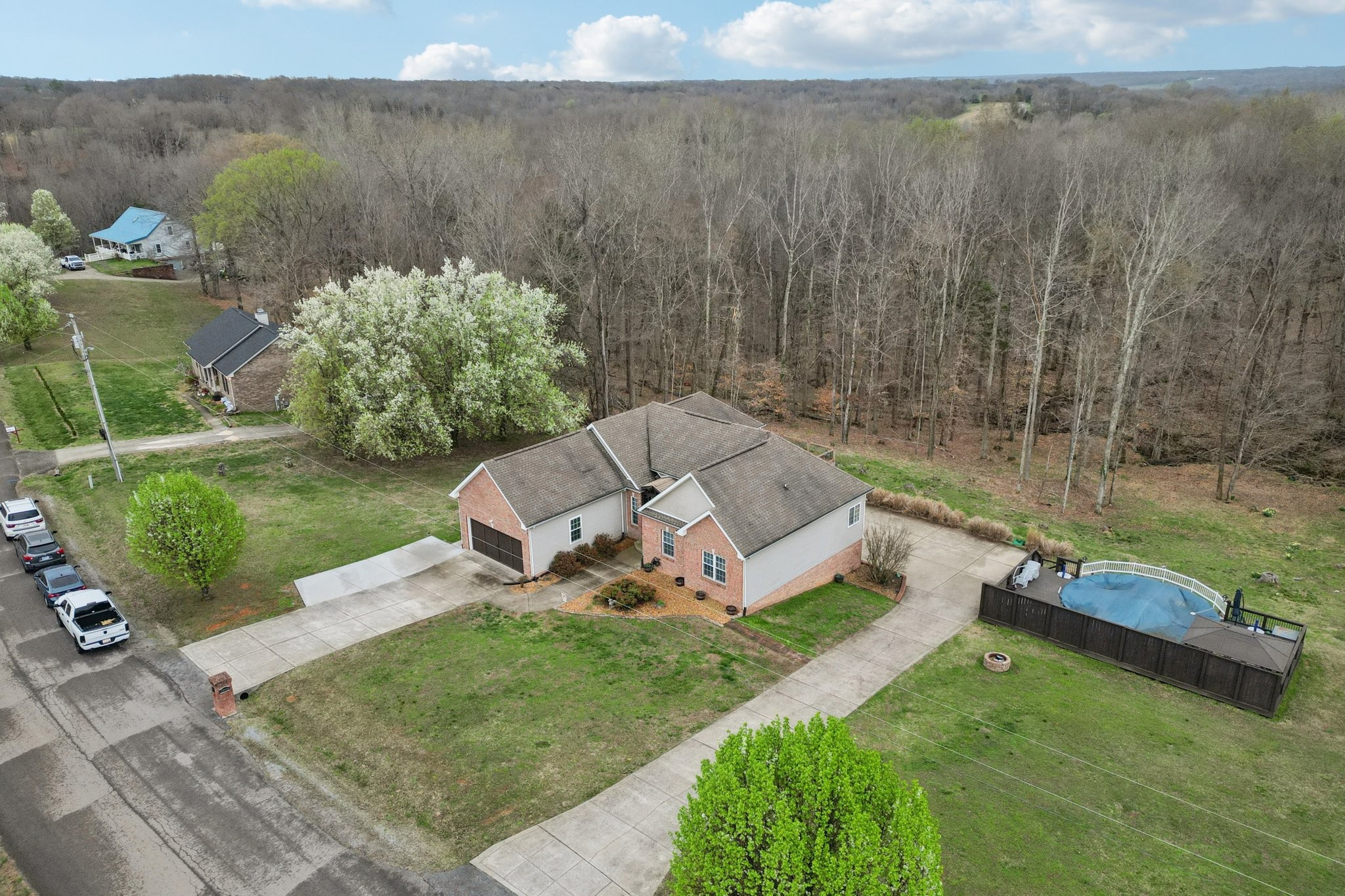 2994 Jarrell Ridge Farms Clarksville, TN 37043 - Photo 35 of 37 a view of a garden with an outdoor space