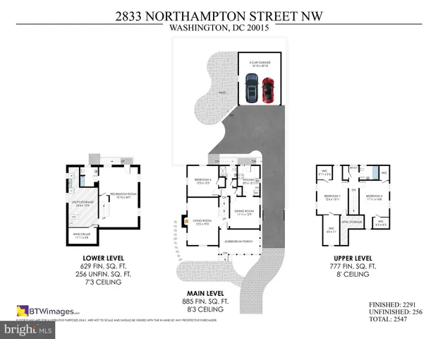 $1,395,000 | 2833 Northampton Street Northwest, Washington, DC 20015