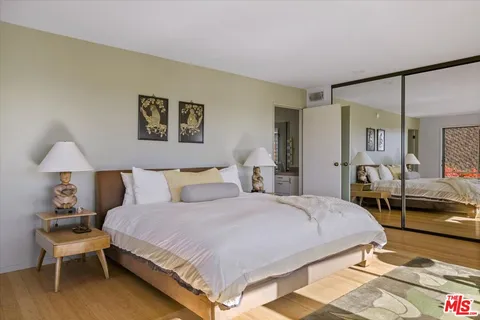 a workspace with furniture and window