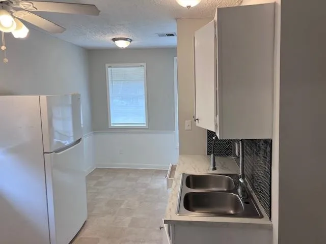 a sink and refrigerator