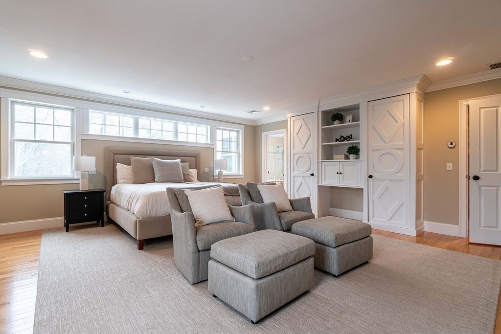 157 Walpole Street Dover, MA 02030 - Photo 21 of 38 a bedroom with furniture and a couch