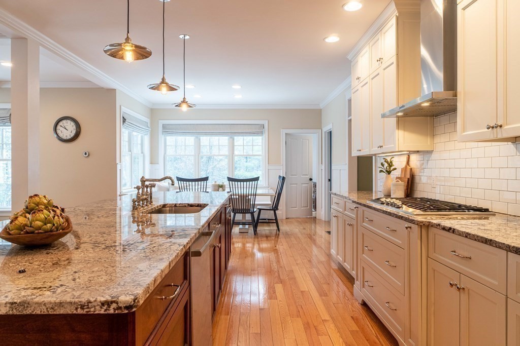 157 Walpole Street Dover, MA 02030 - Photo 9 of 38 a kitchen with granite countertop lots of counter top space