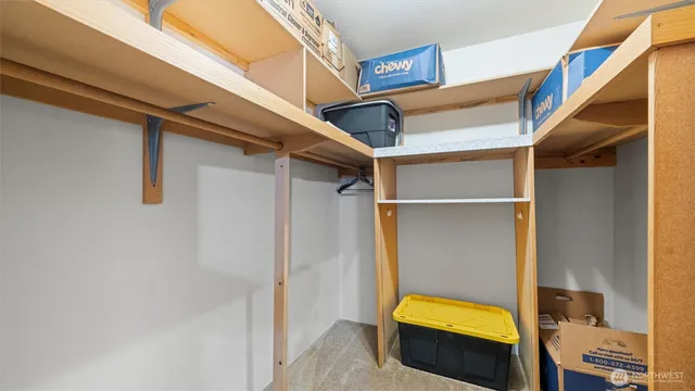 a view of walk in closet