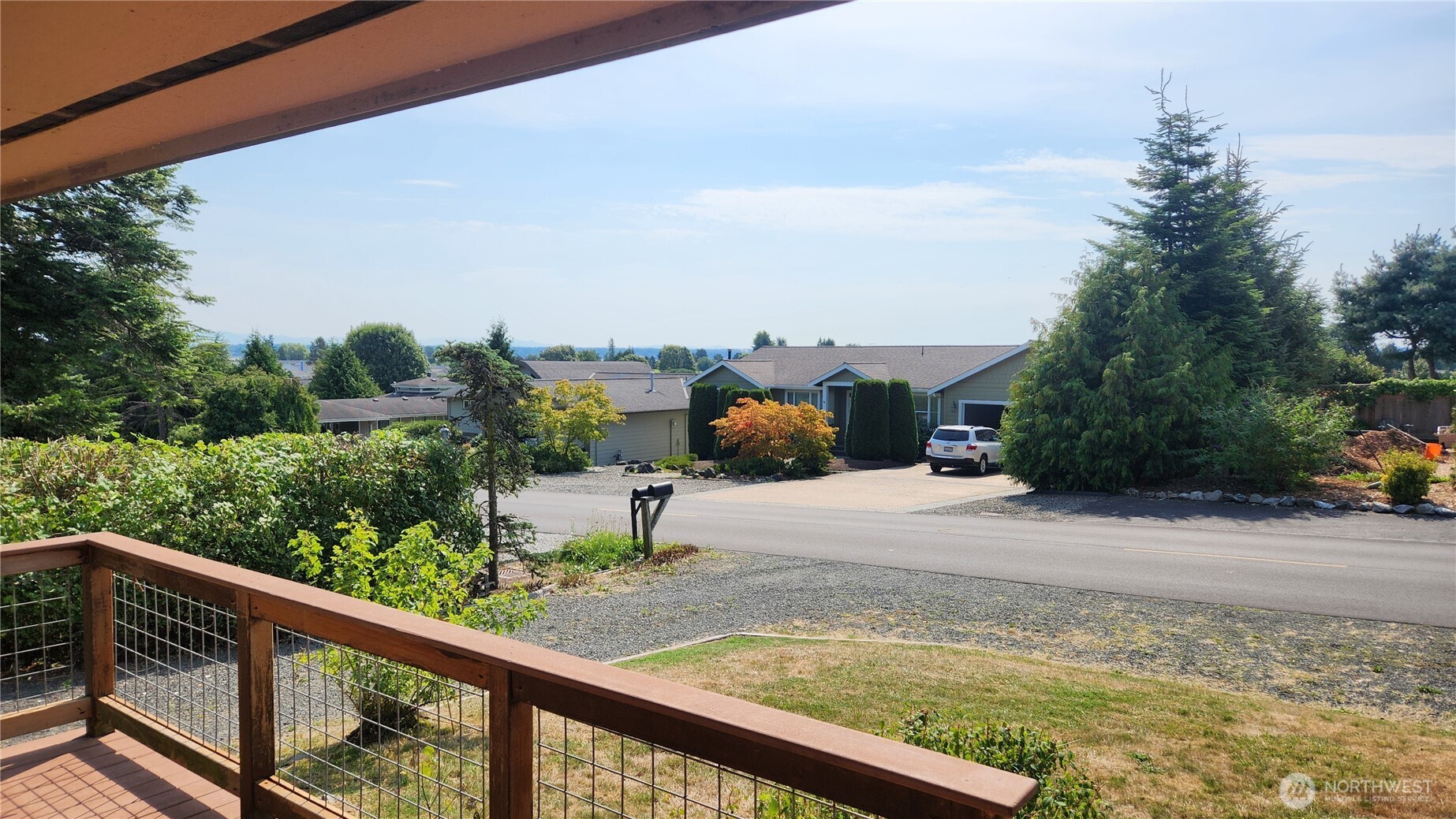 5556 Salish Road Blaine, WA 98230 - Photo 3 of 40 a view of a street from a balcony