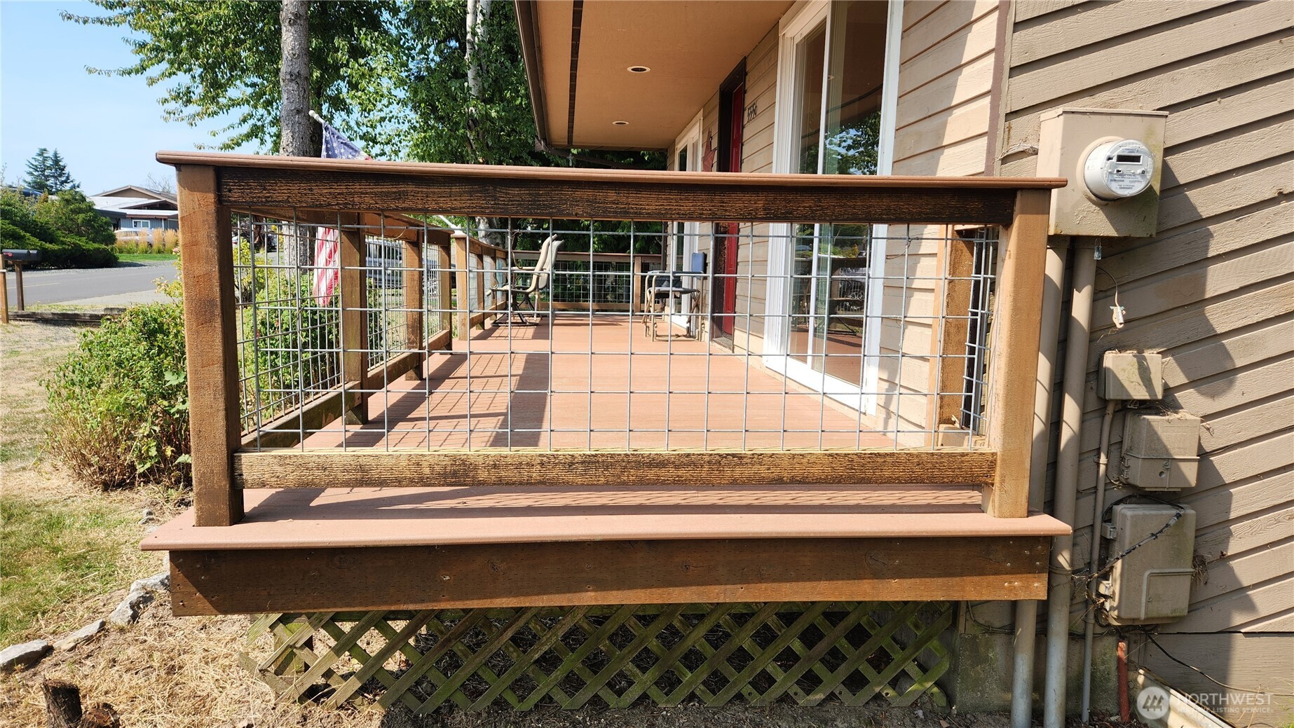 5556 Salish Road Blaine, WA 98230 - Photo 4 of 40 a view of porch with a table and chairs