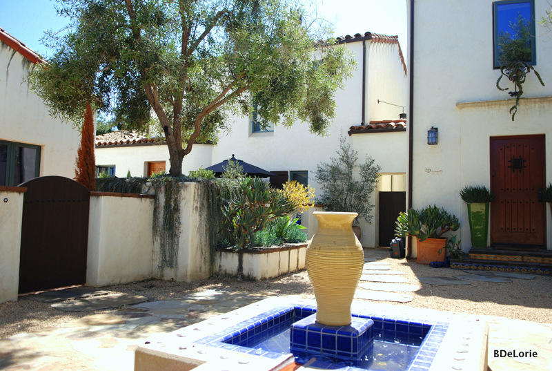 1011 Rinconada Road, Unit E Santa Barbara, CA 93101 - Photo 3 of 48 Courtyard toward #E