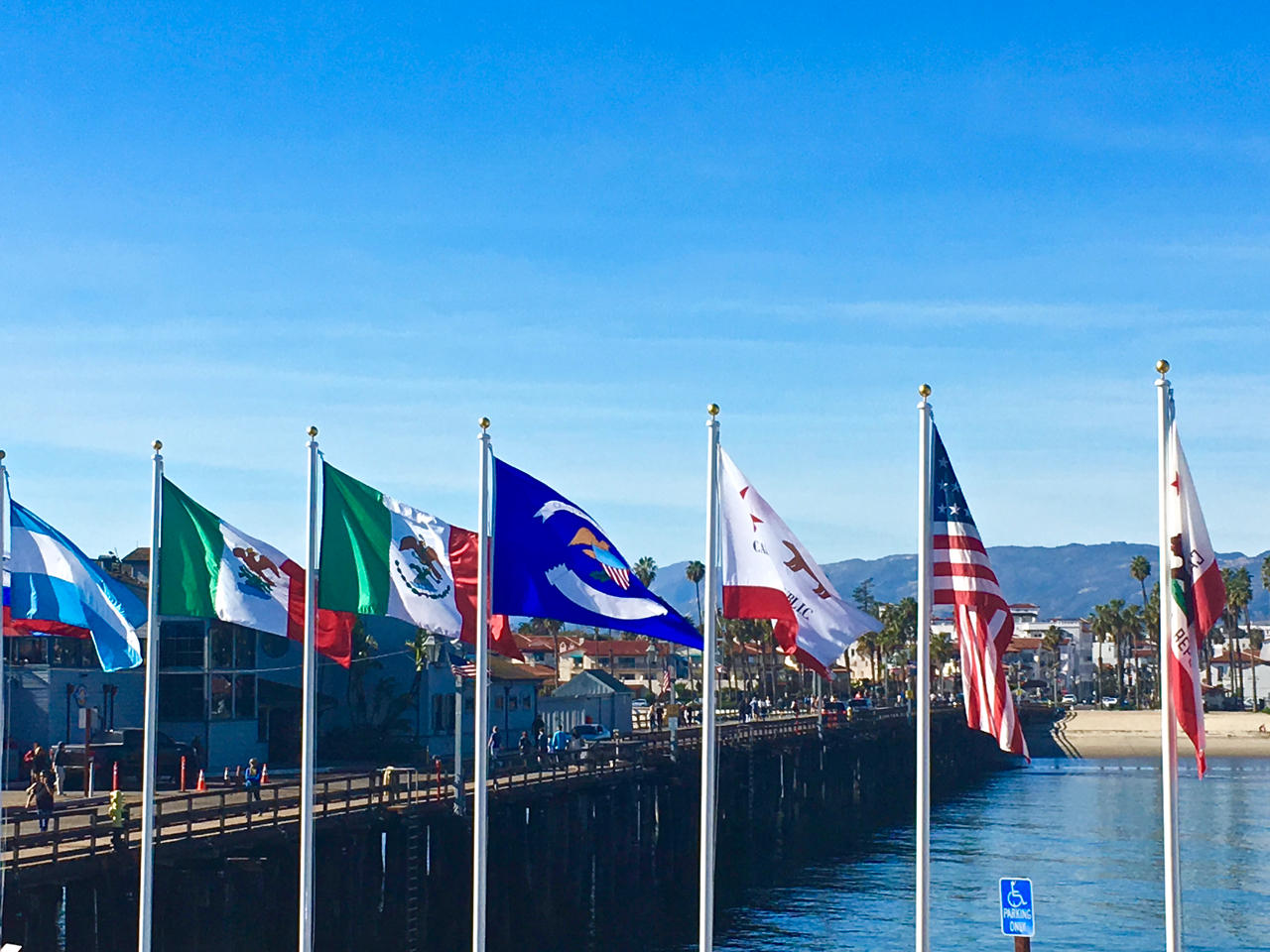 1011 Rinconada Road, Unit E Santa Barbara, CA 93101 - Photo 46 of 48 Flags on Stearn's Wharf