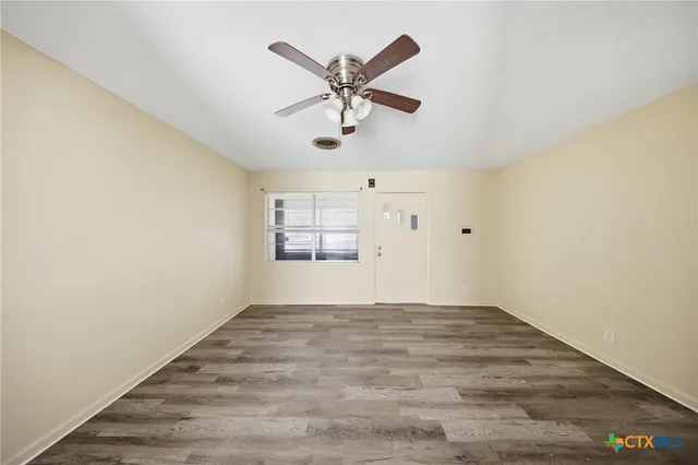 wooden floor in an empty room