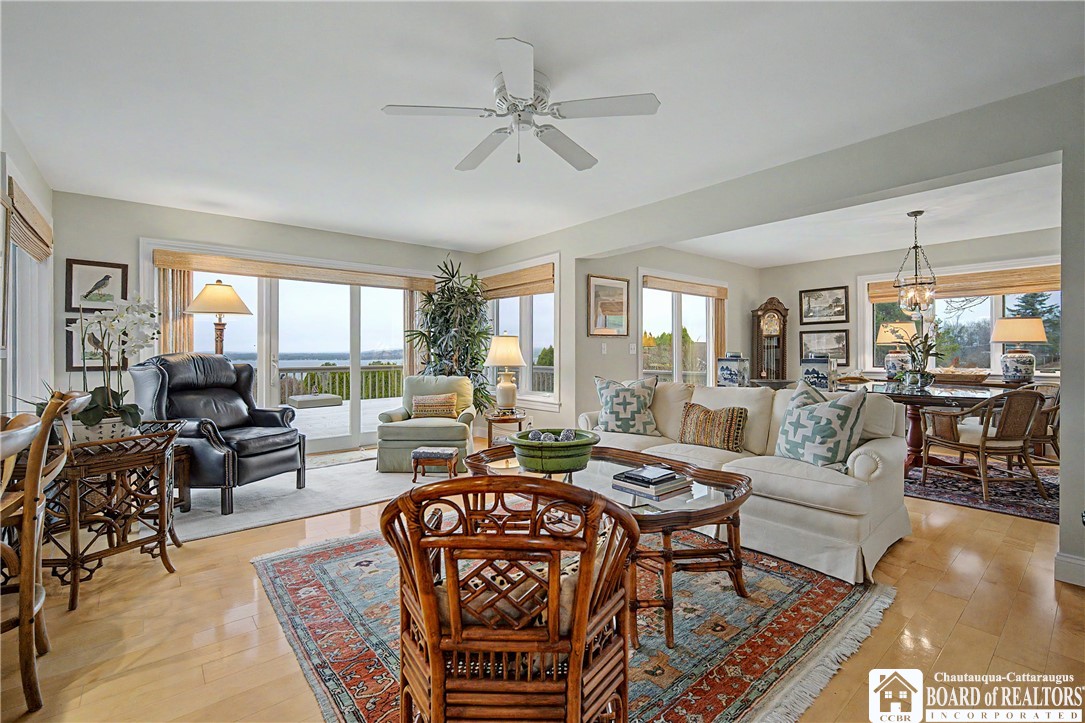 4128 Alm Road Ellery, NY 14712 - Photo 19 of 44 Living room open to the dining room...amazing hard