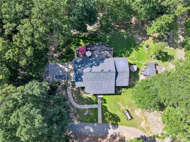315 Rhine Road Southeast White, GA 30184 - Photo 48 of 59 an aerial view of a house with outdoor space and street view
