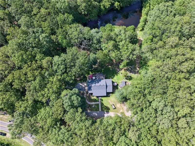 315 Rhine Road Southeast White, GA 30184 - Photo 49 of 59 an aerial view of a house with a yard