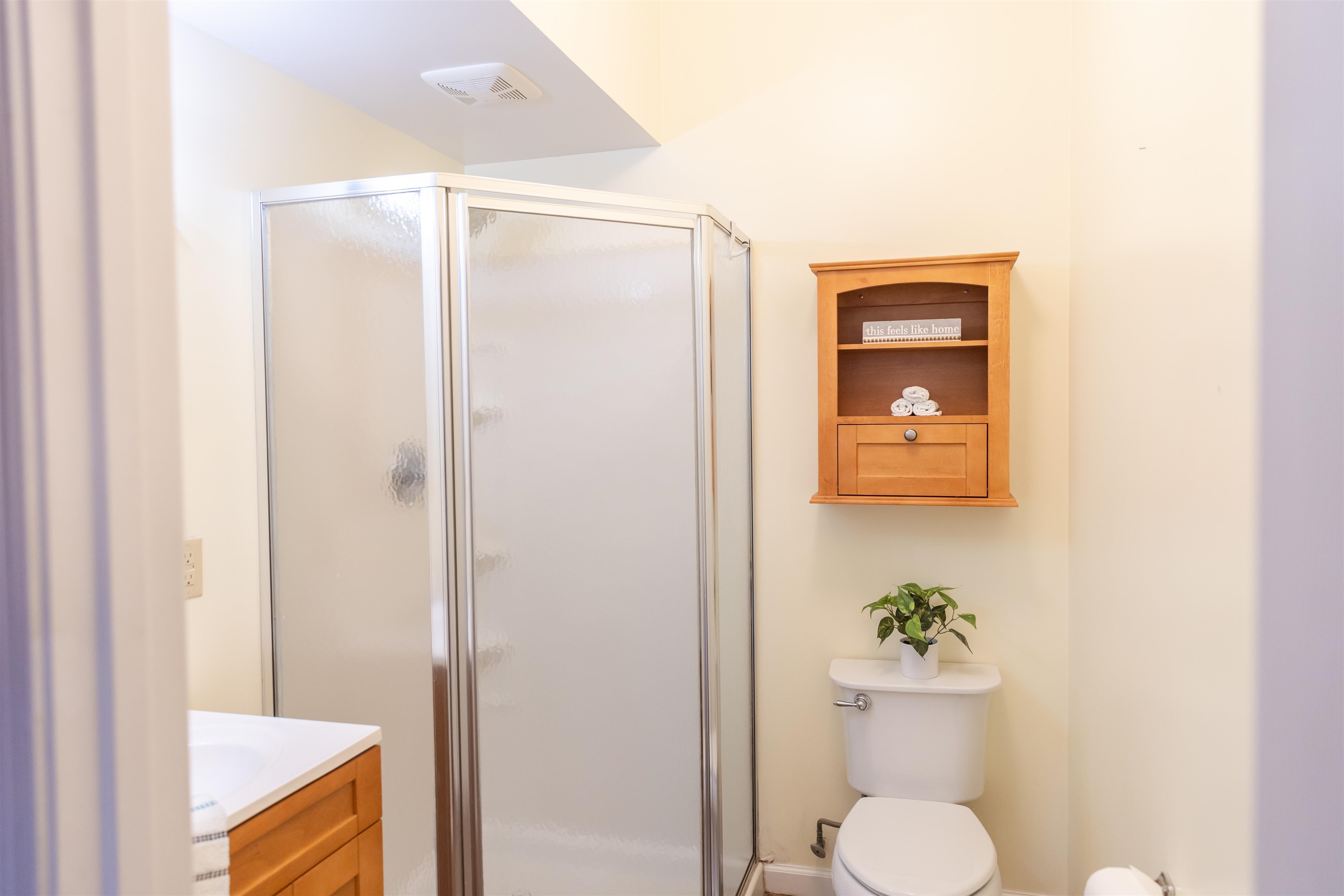 303 Summit Street Lexington, VA 24450 - Photo 27 of 58 a bathroom with a toilet sink vanity and mirror