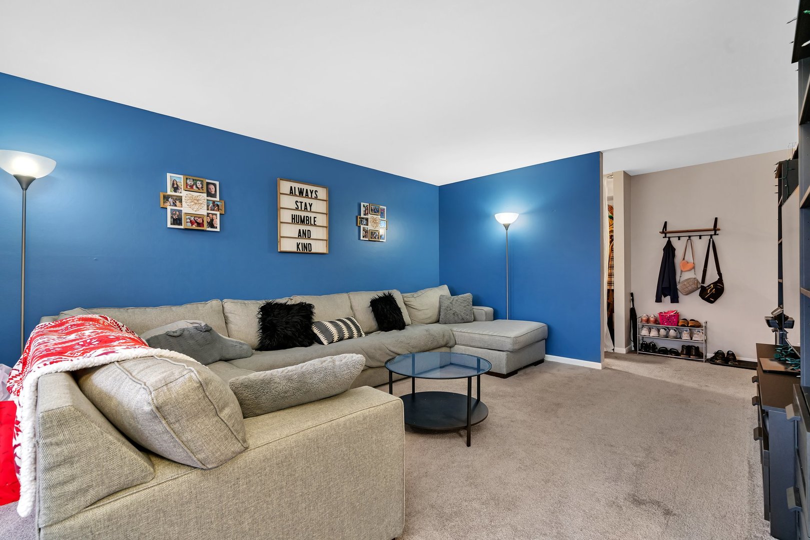 2811 Hobson Road, Unit 6 Woodridge, IL 60517 - Photo 3 of 21 a living room with furniture and a gym