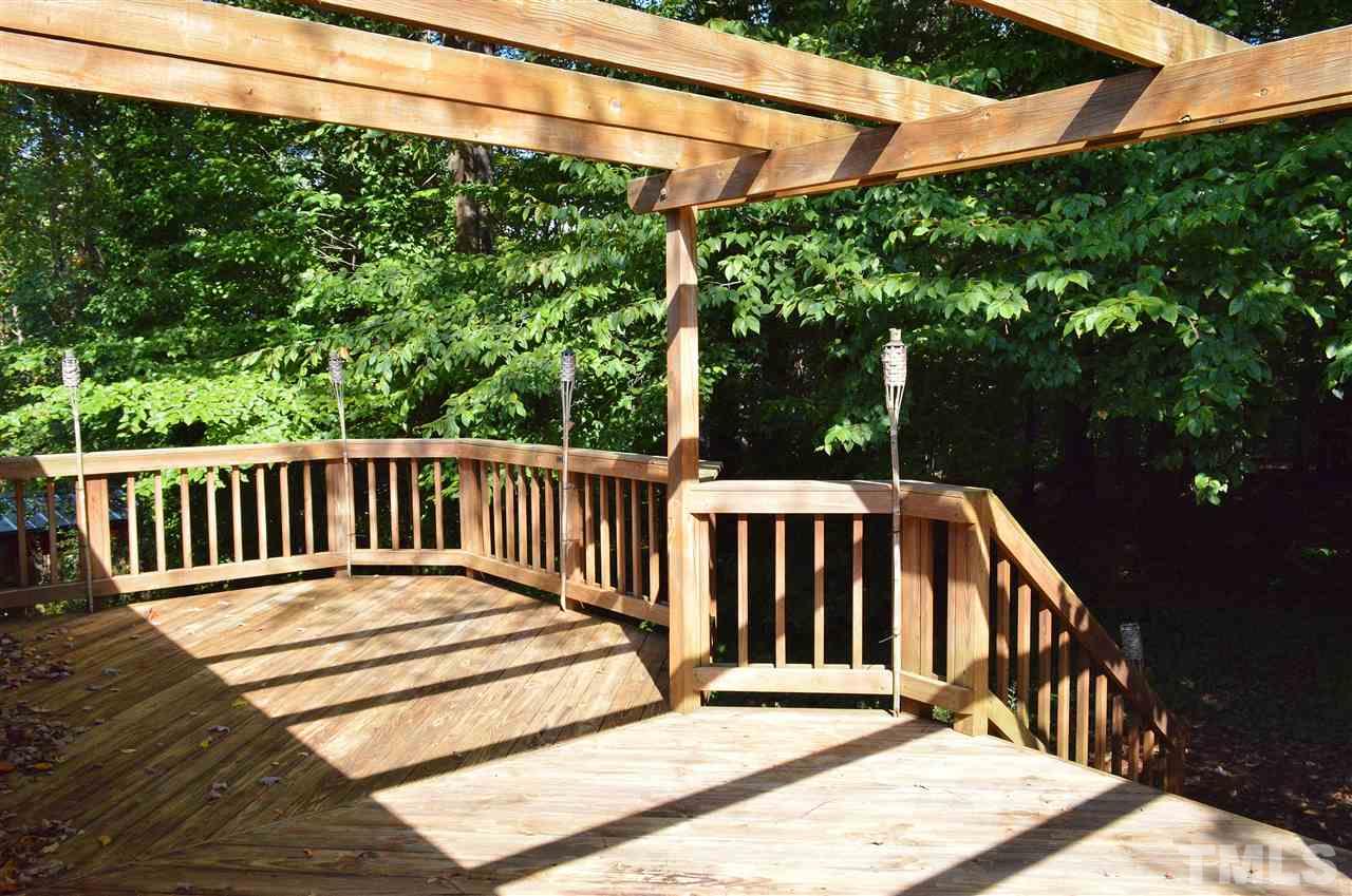 3104 Chancery Place Raleigh, NC 27607 - Photo 20 of 25 The deck is very sizable. It was recently power-washed.