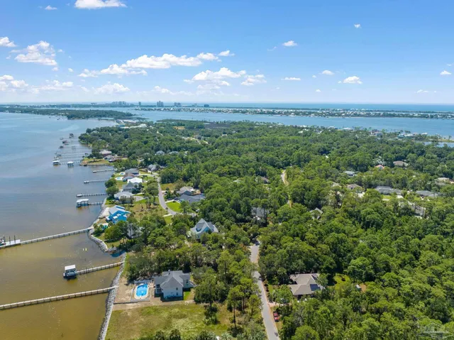 a view of an ocean and beach
