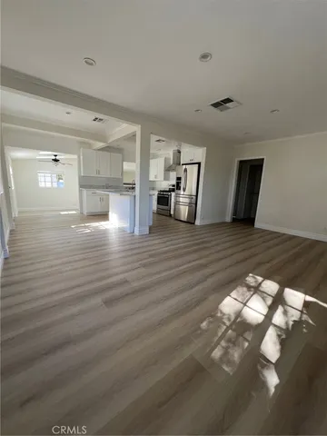 a view of an empty room