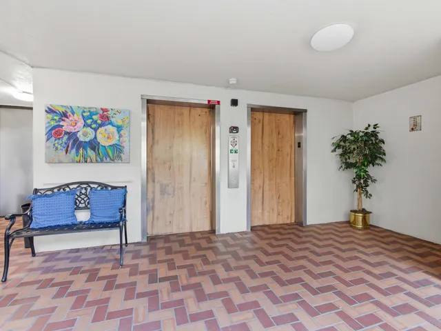 a view of an entryway door