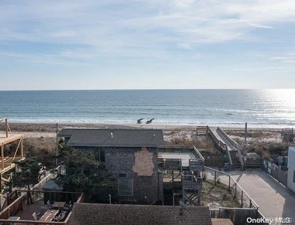 a view of outdoor space and ocean view