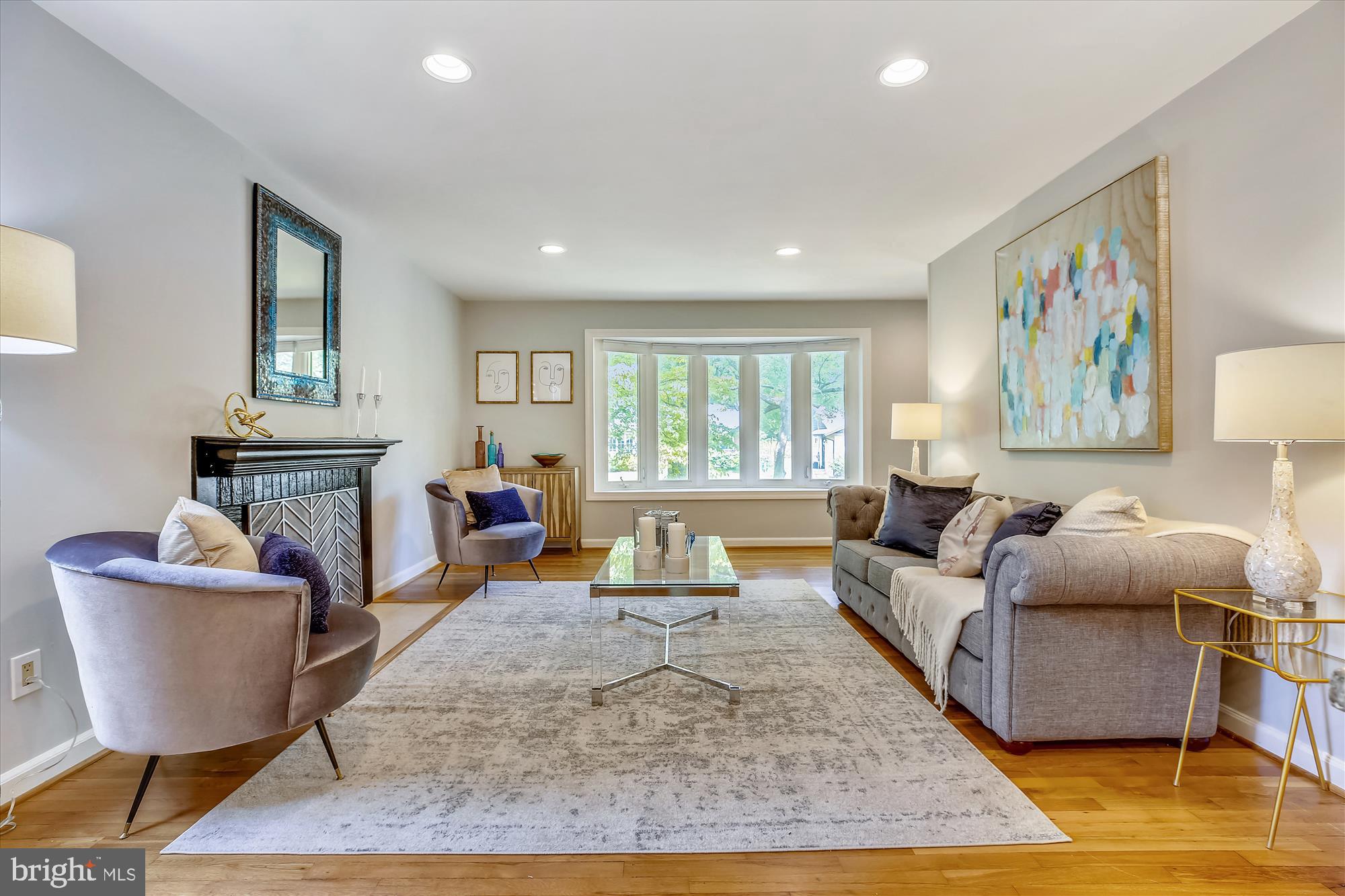1508 Flora Lane Silver Spring, MD 20910 - Photo 2 of 51 Bright open living room with hardwood floors