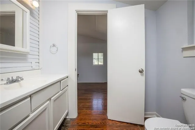a bathroom with a sink and a toilet