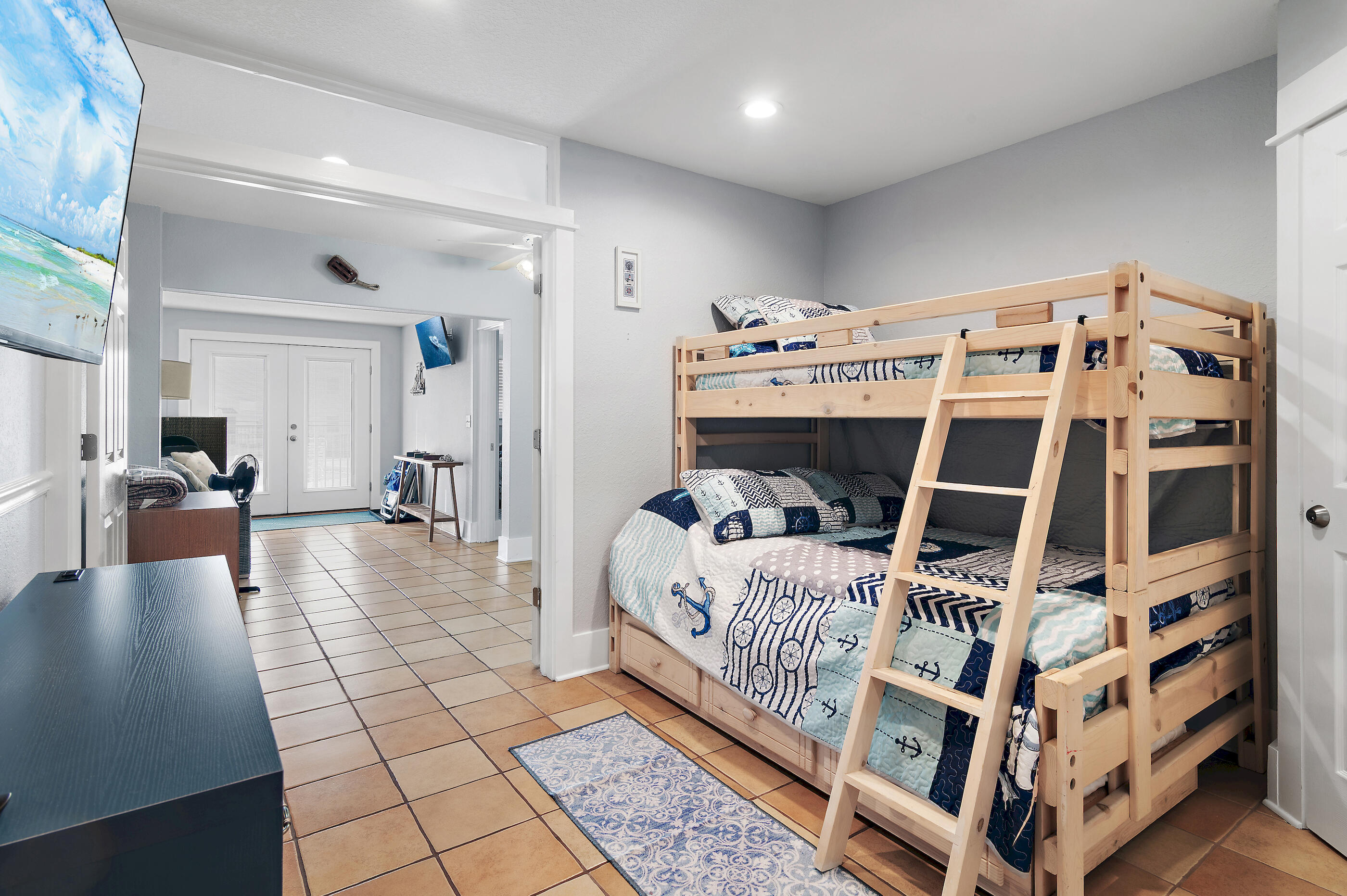3680 East County Highway 30A, Unit 4 Santa Rosa Beach, FL 32459 - Photo 14 of 17 a living room with furniture and a fireplace