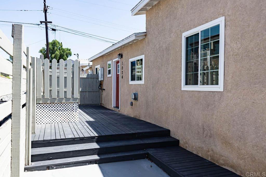 1020 41st Street San Diego, CA 92102 - Photo 28 of 39 a view of outdoor space with porch
