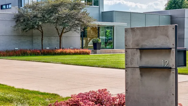 a view of a house with sitting area