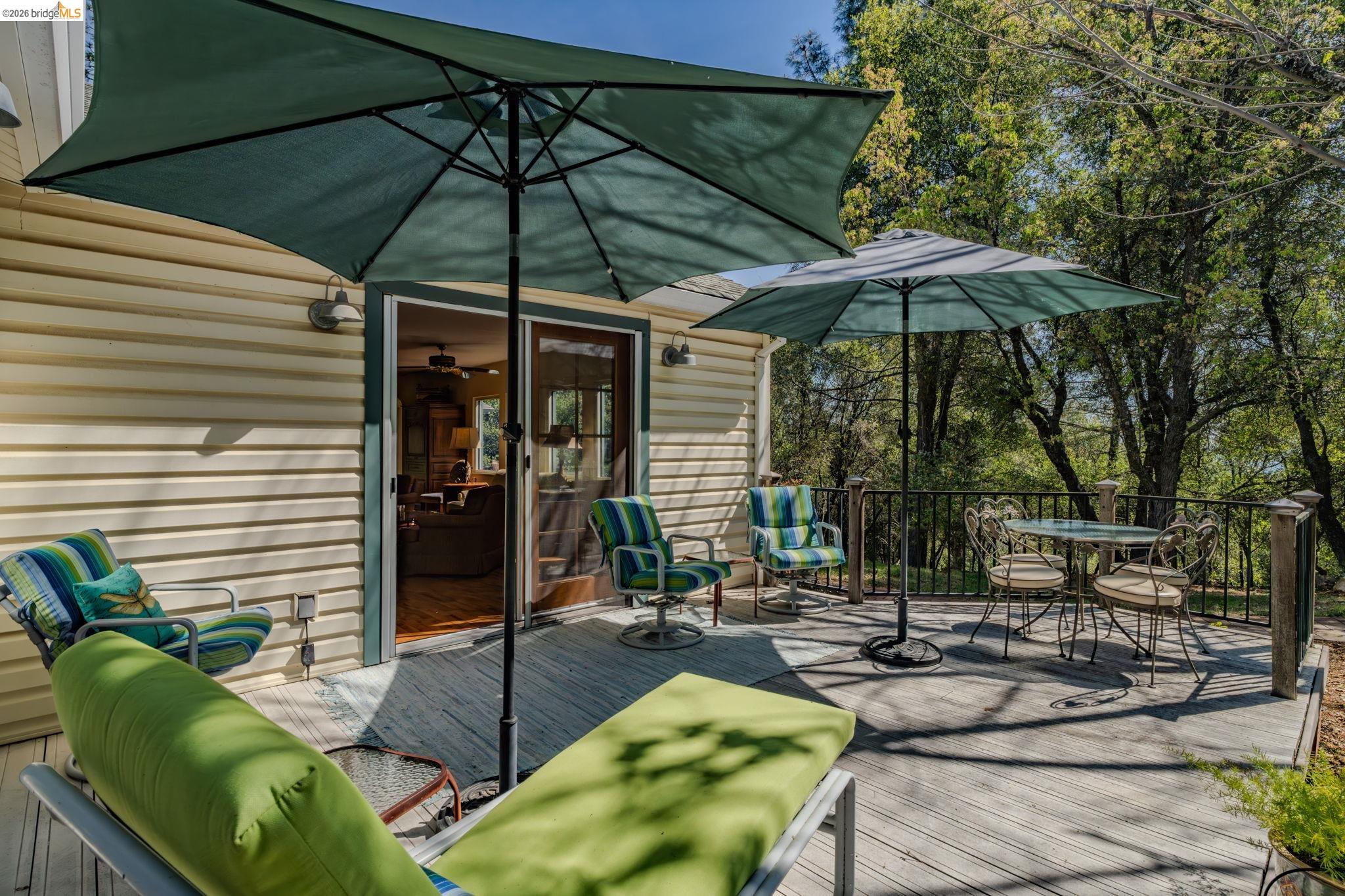 7035 Old Gulch Road San Andreas, CA 95249 - Photo 19 of 45 Wooden deck featuring outdoor dining area