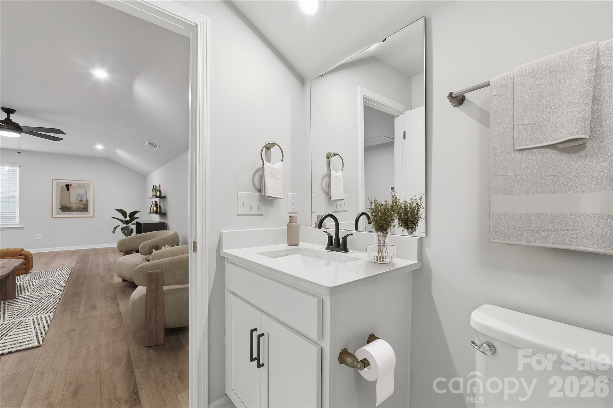 1028 Garfield Road Sherrills Ford, NC 28673 - Photo 13 of 37 a bathroom with a sink toilet and shower