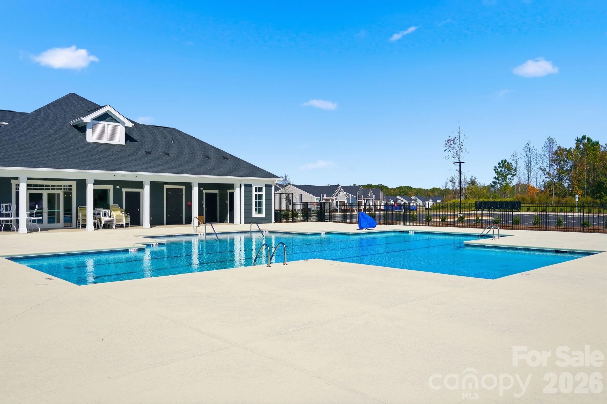 1028 Garfield Road Sherrills Ford, NC 28673 - Photo 33 of 37 a view of swimming pool and brick wall