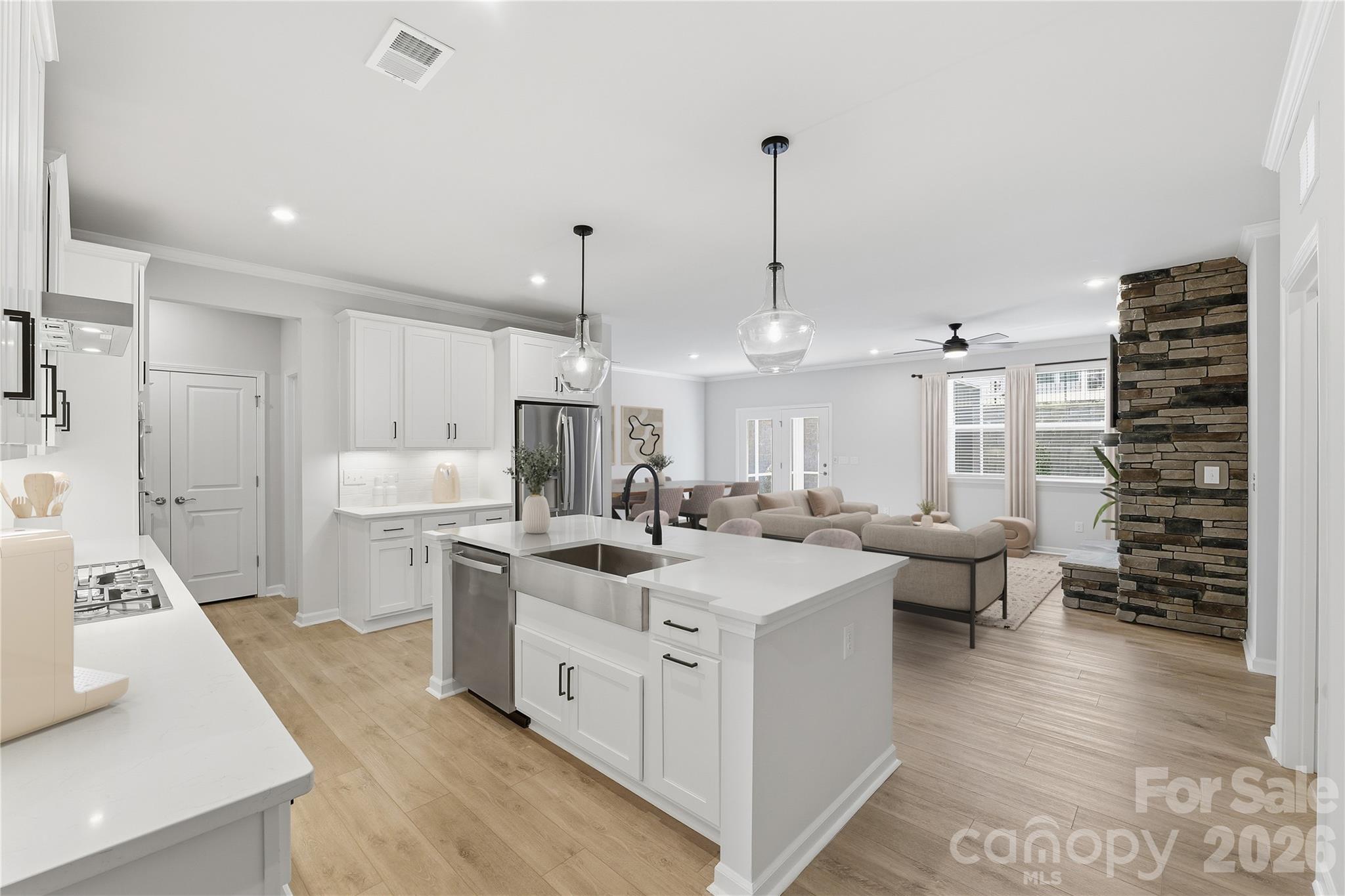 1028 Garfield Road Sherrills Ford, NC 28673 - Photo 10 of 37 a view of a kitchen with appliances