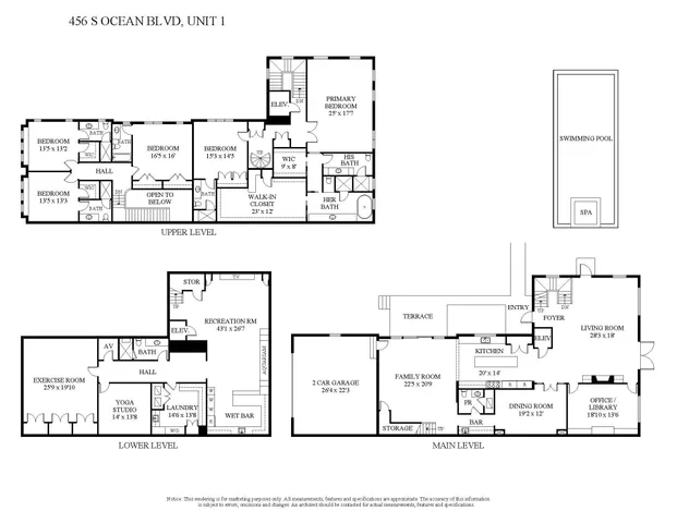 $47,995,000 | 456 South Ocean Boulevard, Unit 1, Palm Beach, FL 33480