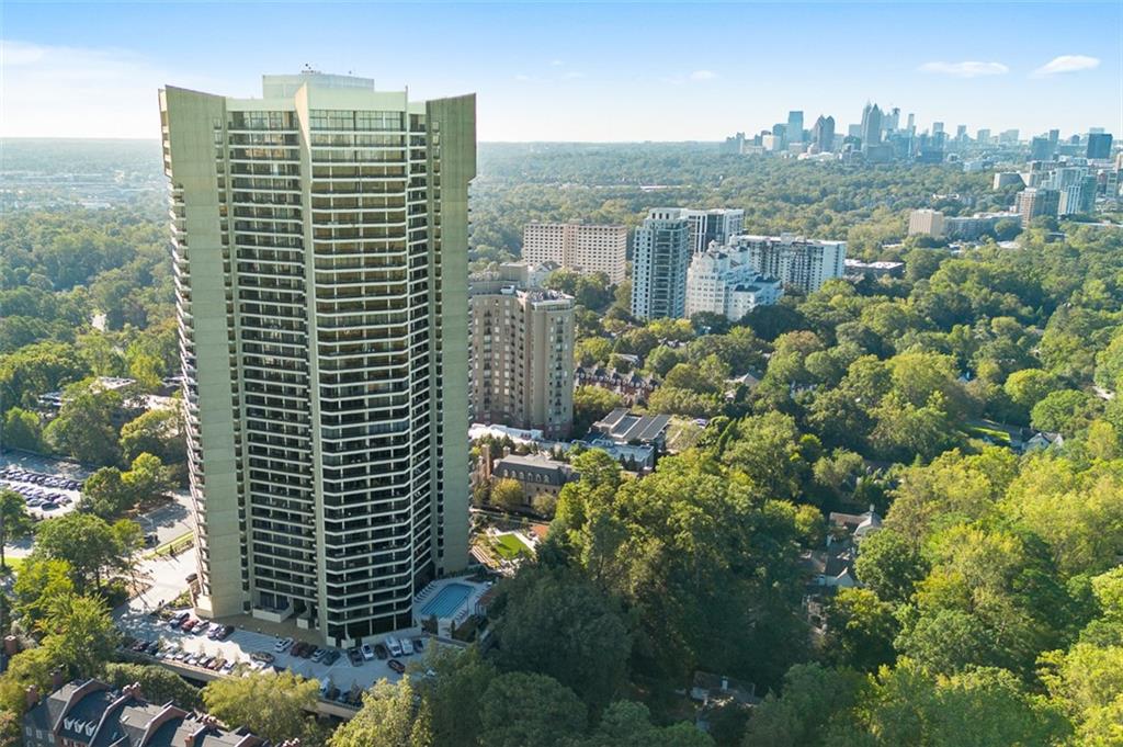2660 Peachtree Road Northwest, Unit 19A Atlanta, GA 30305 - Photo 3 of 51 a view of a city with tall buildings