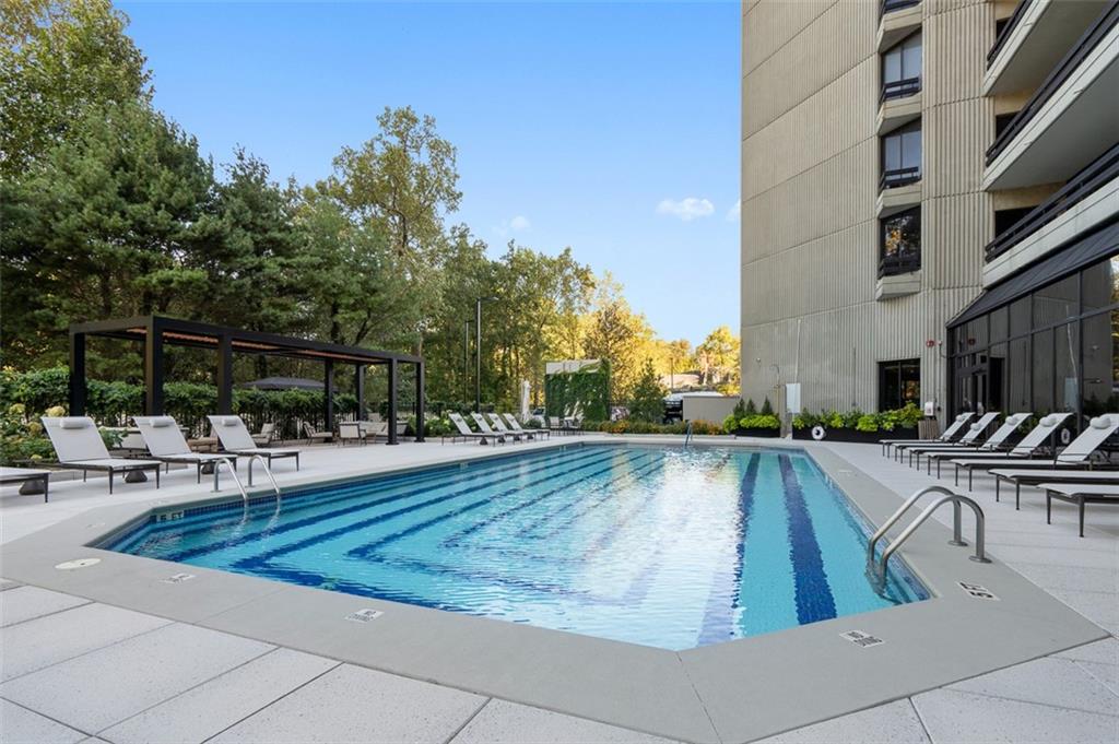 2660 Peachtree Road Northwest, Unit 19A Atlanta, GA 30305 - Photo 40 of 51 a view of outdoor space with seating