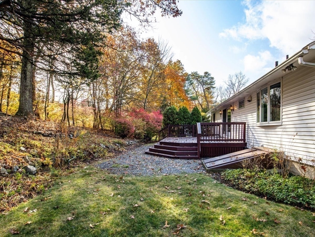 136 Beechnut Road Westwood, MA 02090 - Photo 34 of 42 a view of a house with a yard