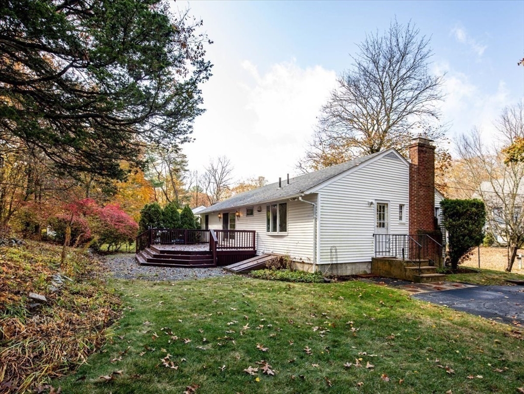 136 Beechnut Road Westwood, MA 02090 - Photo 35 of 42 a view of house with backyard