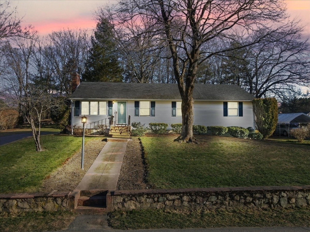 136 Beechnut Road Westwood, MA 02090 - Photo 42 of 42 front view of a house with a yard