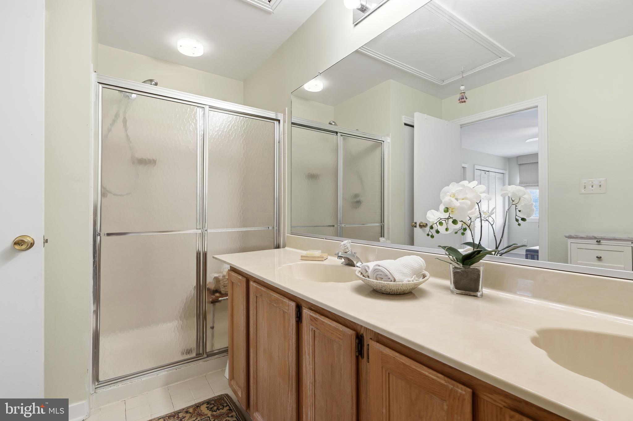 706 Augusta Circle Mount Laurel, NJ 08054 - Photo 23 of 31 a bathroom with a sink and a mirror