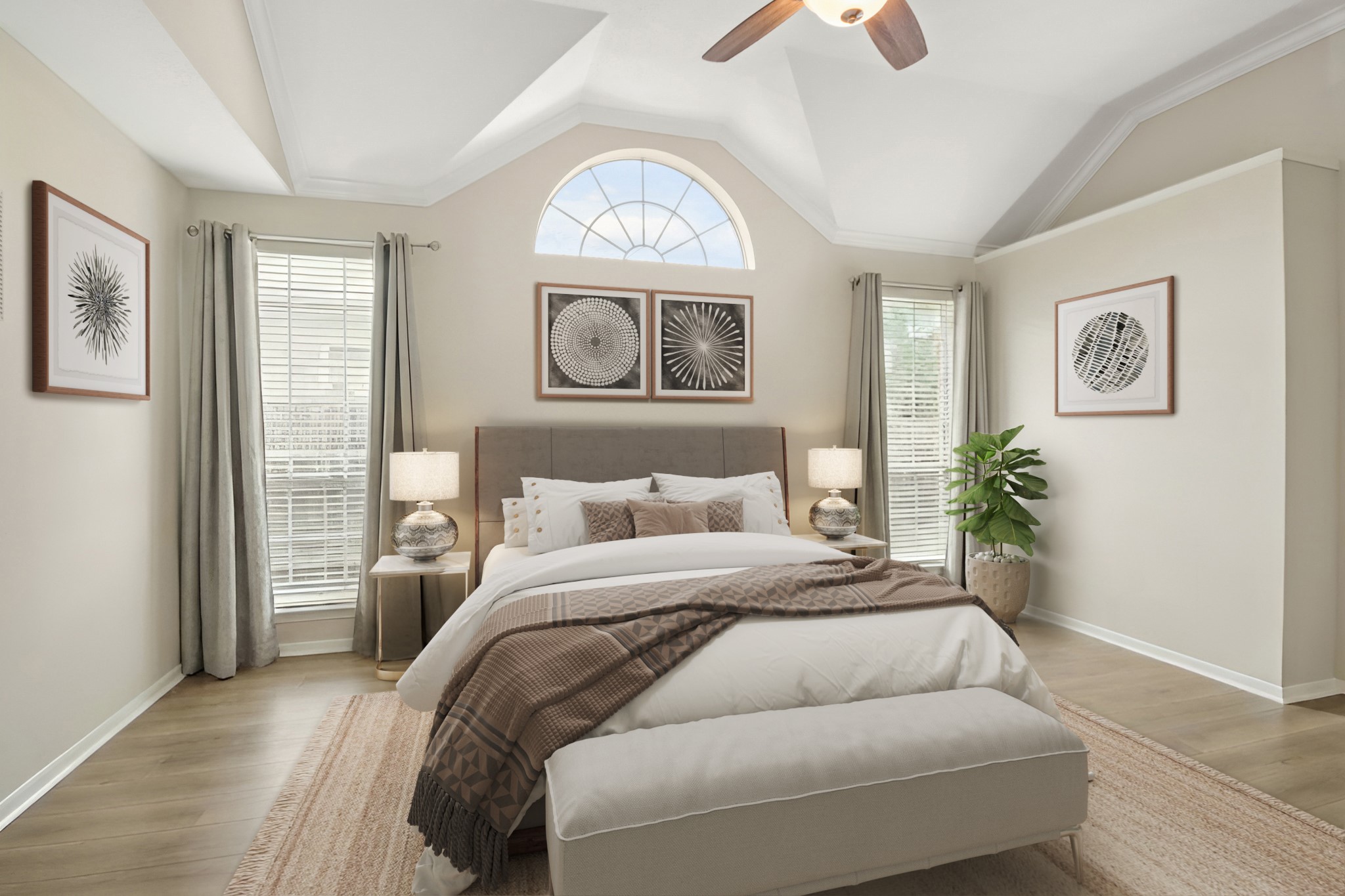 20514 Cannaberry Way Spring, TX 77388 - Photo 18 of 42 Virtually Staged: With large windows, and a calming neutral palette. A peaceful retreat offering comfort, space, and plenty of natural light.