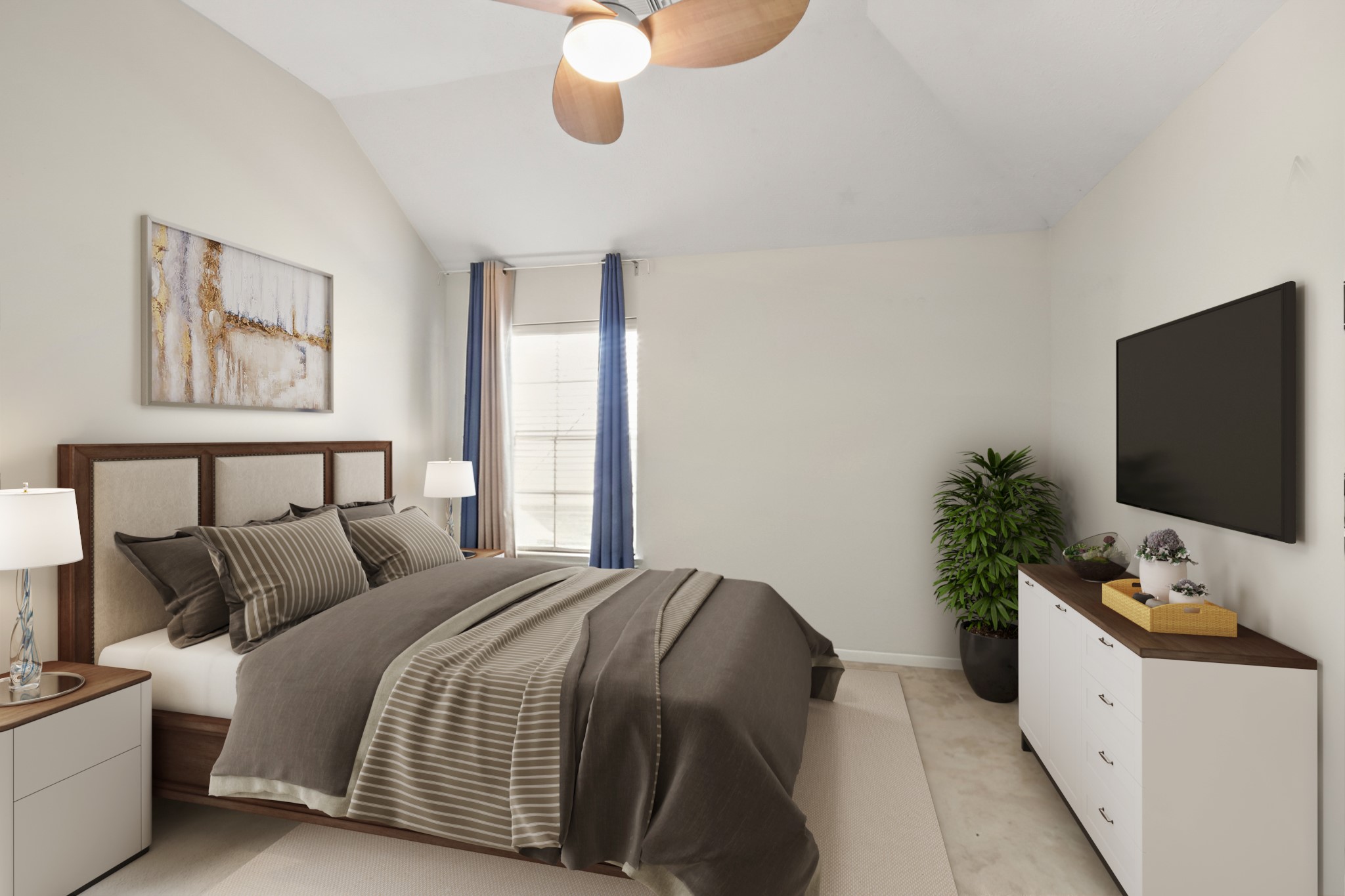 20514 Cannaberry Way Spring, TX 77388 - Photo 28 of 42 Virtually Staged: Spacious secondary bedroom with jack and jill bathroom