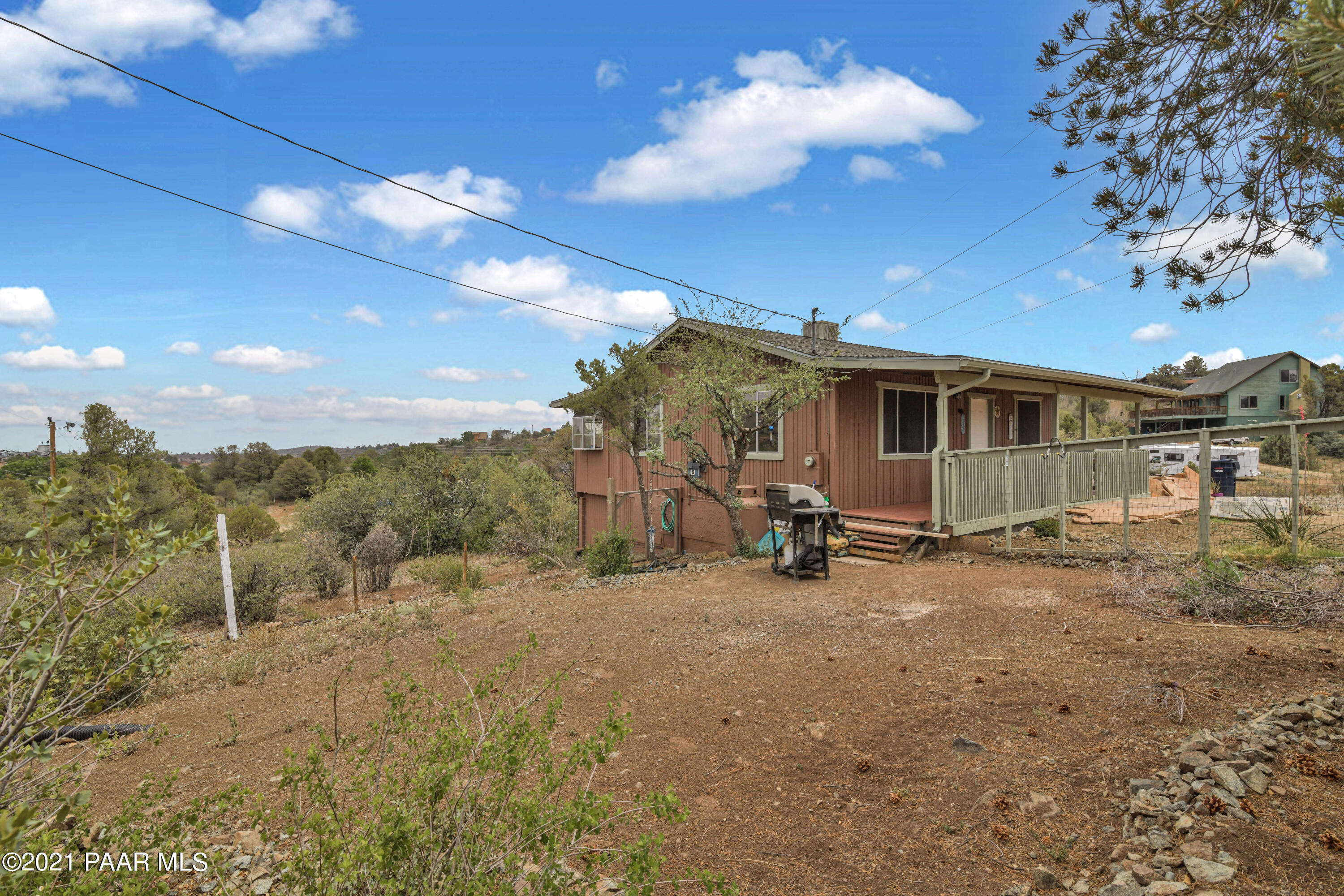 1695 North Topaz Road Prescott, AZ 86301 - Photo 22 of 27 Backyard