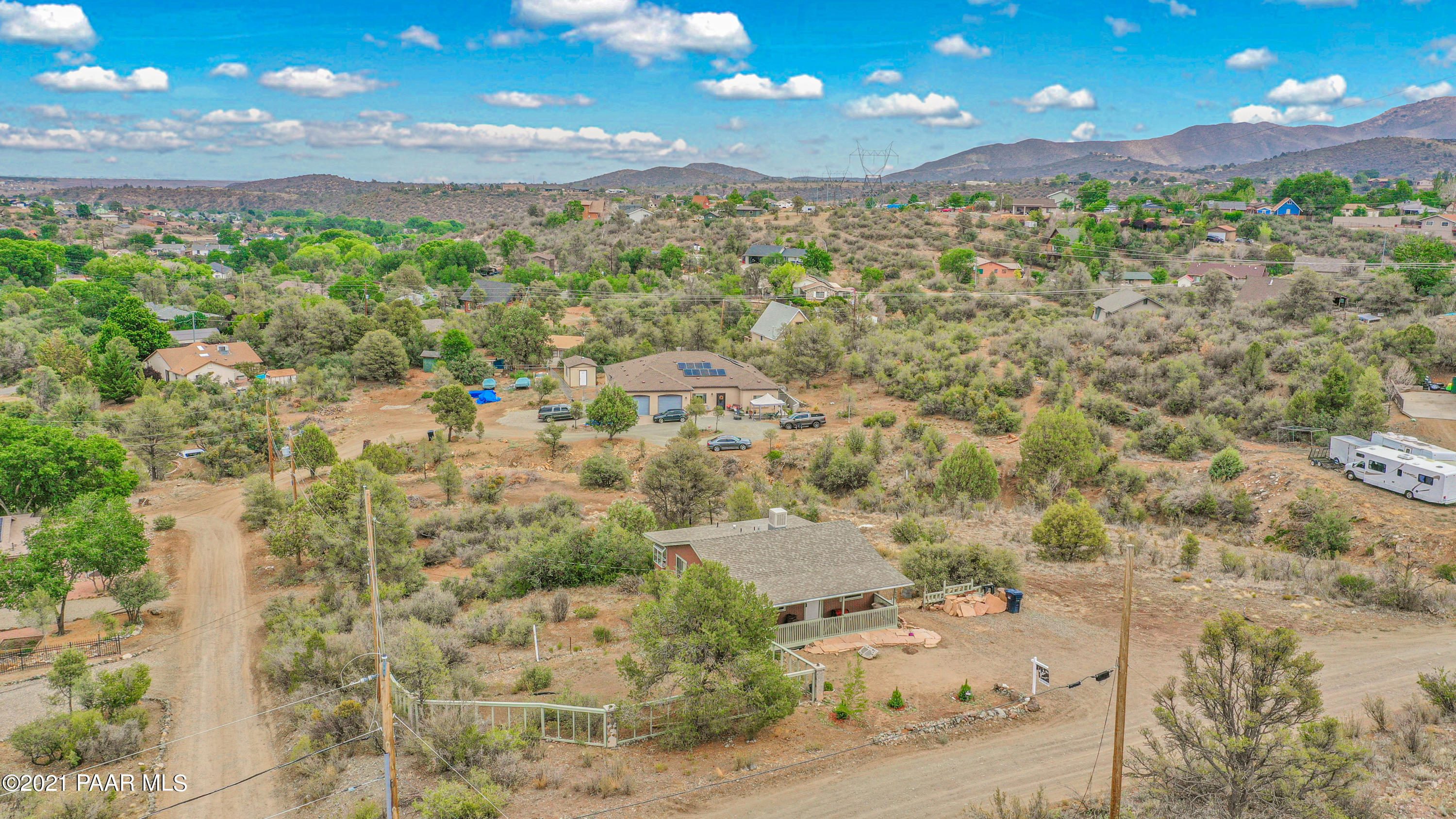 1695 North Topaz Road Prescott, AZ 86301 - Photo 4 of 27 Aerial 2